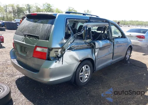 2007 Honda Odyssey Ex-L из США, поврежденный, VIN 5FNRL38757B133981